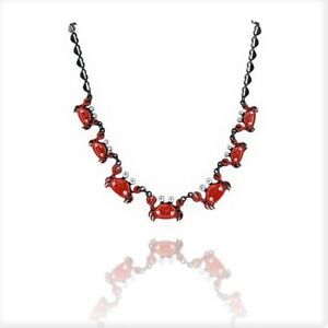 【送料無料】アクセサリー ネックレス ネックレスカニlol bijoux collana famiglia crabs rosso 【送料無料】アクセサリー ネックレス ネックレスカニlol bijoux collana famiglia crabs rosso