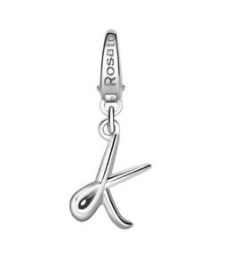 楽天hokushin【送料無料】アクセサリー　ネックレス　アルファベットアルciondolo rosato charm in argento my alphabet k al037