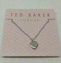 【送料無料】アクセサリー　ネックレス　テッドベーカーネックレスシルバーハートシーズンバレンタインペンダントted baker hara collana con pendente cuore argento stagione corrente regalo di san valent