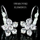 【送料無料】アクセサリー ネックレス ブランkスワロフスキーboucles doreilles fleur plaqu or blanc 18 k ornes swarovski elements de luxe