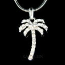 yzANZT[@lbNX@p[c[XtXL[NX^r[`nCgsJlbNXalbero di palma fatto con swarovski cristallo spiaggia hawaii tropicale collana