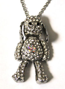 【送料無料】アクセサリー　ネックレス　バトラーウィルソンクリスタルネックレスbutler e wilson crystal small sooty dog collana nuova