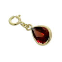 【送料無料】アクセサリー ネックレス ゴールドガーネットペンダントクリップgrande 9ct gold amp; granato cz teardrop cl...