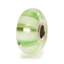 【送料無料】アクセサリー　ネックレス　オリジナルガラスビーズストライプグリーンレモンtrollbeads original beads vetro strisce verde limone tglbe10246