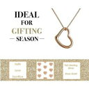 【送料無料】アクセサリー ネックレス ピンクゴールドネックレスハートペンダントpendente heart in oro rosa womens love collana regalo di compleanno anniversario speciale
