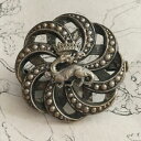 【送料無料】アクセサリー ネックレス サンショウウランソワアンティークブローチancienne broche blason armoirie salamandre couronne franois ier antique brooch(4)