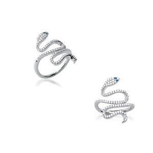 【送料無料】アクセサリー　ネックレス　アルジェントジルコニウムヌフbague serpent en argent 925 rhodi et zirconium neuf taille au choix 50 au 60(4)