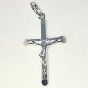 【送料無料】アクセサリー ネックレス スターリングシルバーホワイトゴールドペンダントnuovo bianco oro su pendente dellargento sterlina 925 piccolo crocifissione di