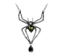 【送料無料】アクセサリー ネックレス ゴシックペンダントエメラルドクモネックレスalchemy gothic ciondolo smeraldo venom spider donna alternativa collana regalo