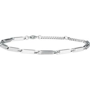 【送料無料】アクセサリー　ネックレス　ブレスレットキューブステンレススチールマンチェーンbracciale uomo breil cube tj1843 acciaio inossidabile satinato man catena