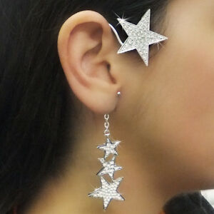 【送料無料】アクセサリー　ネックレス　イヤリングイヤリングイヤーカフエルフエルフjoliko nobile ohrklemme orecchini orecchini ear cuff elfi elfi fee stelle destra