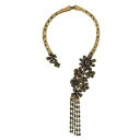 【送料無料】アクセサリー ネックレス コリアーラスデュコートタッセルフリンジクリスタルバロックオリジナルcollier ras du cou rigid tas...