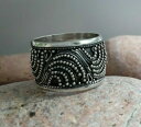 【送料無料】アクセサリー ネックレス クリエイションシックアルジェントagnes creations bague anneau large ethnique chic en argent 925 taille 5152