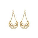 【送料無料】アクセサリー ネックレス クロワッサンアラベスクboucles doreilles clous plaqu or croissants filigranes arabesques 14mm(4)