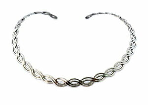 【送料無料】アクセサリー ネックレス skヘムネックレスステンレススチールダブルツイストライフタイムsk2450 polsino collana acciaio inox doppio twist garanzia a vita navi rapido