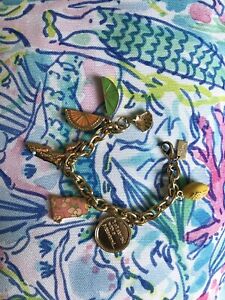 【送料無料】アクセサリー　ネックレス　ピューリッツァーブレスレットlilly pulitzer raro bracciale con charm