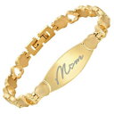 【送料無料】アクセサリー ネックレス ウィリスジャッドレディーストーンブレスレットチタンwillis judd ladies love cuore due tonalit braccialetto magnetico titanio incisa mamma