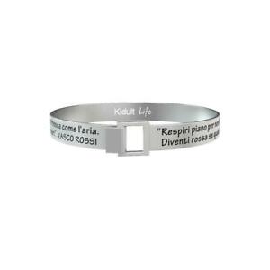 【送料無料】アクセサリー　ネックレス　カフヴァスコロッシbracciale kidult di vasco rossi da donna con scritta frase canzone albachiara