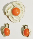 hokushin㤨̵֡ۥ꡼ͥå쥹ӥơåץ֥󥪥parure bijou vintage broche boucles doreilles clips blanc crus orange * 3326פβǤʤ21,980ߤˤʤޤ