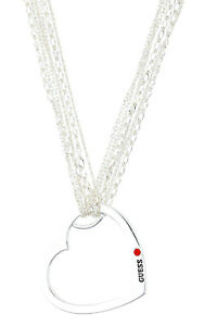 【送料無料】アクセサリー　ネックレス　ネックレスguess donna collana metallo argento ubn81008