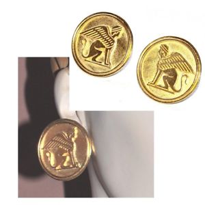 【送料無料】アクセサリー ネックレス クリップスフィンクスイヤリングgrosses boucles doreilles clip de couleur or sphinx mythologie bijou earring