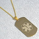 【送料無料】アクセサリー ネックレス ブレスレットタグktチェーンsalvataggio braccialetto medico id cane tag sos...