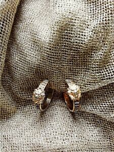 【送料無料】アクセサリー　ネックレス　ビンテージイヤリングorecchini vintage bigiotteria leone creole