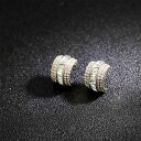 【送料無料】アクセサリー ネックレス イヤリングゴールデンピンクリスタルクラスorecchini dorato a perno mezzo cerchio grande pav cristallo class dd13