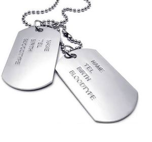 アクセサリー　ネックレス　カスタムネームネックレスプレートpersonalizzato militare piastrine identificativa nome collana placcato argento