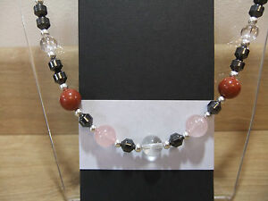 【送料無料】アクセサリー ネックレス インチネックレスブックper rimuovere dolori amp; dolori olistico 18 pollici esoterico gemstone collana pi un libro
