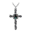 【送料無料】アクセサリー ネックレス スワロフスキークリスタルゴシッククリスマスゴシックアイビークロスペンダントチェーンalchemy gothic ivy croce pendente a catena in cristalli swarovski gotico regalo n