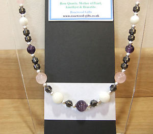 【送料無料】アクセサリー　ネックレス　ストレスバスターインチネックレスlo stress buster olistico handmade 18 pollici esoterico gemstone collana pi un libro