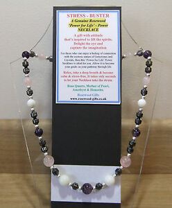 【送料無料】アクセサリー　ネックレス　ストレスバスターインチネックレスlo stress buster olistico handmade 18 pollici esoterico gemstone collana pi un libro