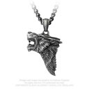 【送料無料】アクセサリー ネックレス ゴシックファンタジーチェーンネックレスペンダントピューターダークヴォルフalchemy england gothic fantasy steampunk collana catena ciondolo peltro dark wolf