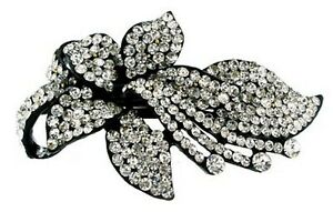 【送料無料】アクセサリー　ネックレス　クリスタルユリnuova inserzionenuovo trasparente crystal lily fiore capelli neri barrette matrimonio prom