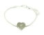 ̵ۥ꡼ͥå쥹֥쥹åsanabelle 40th compleanno personalizzato inciso cuore europeo bracciale con charm