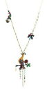 【送料無料】アクセサリー ネックレス パリsautoir bijoux lol collier paon oiseau de paradis jaune or perle lolilota paris