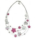 collana 5reihig farfalle fiori rosabianco 4247 cmネックレスピンクホワイト※注意※NYからの配送になりますので2週間前後お時間をいただきます。人気の商品は在庫が無い場合がございます。ご了承くださいませ。サイズの種類の商品は購入時の備考欄にご希望のサイズをご記載ください。　携帯メールでの登録ですと楽天からのメールが届かない場合がございます。