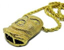 【送料無料】アクセサリー　ネックレス　マスクヘッドペンダントbling bling ghiacciato goon maschere testa ciondolo con hiphop catenina 3