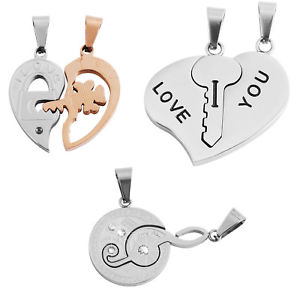 楽天hokushin【送料無料】アクセサリー　ネックレス　パートナーチェーンペンダントハートチェーントレーラーパートナーcatene partner ciondolo antico al cuore rimorchio partner con o senza catene