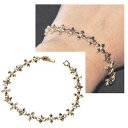 【送料無料】アクセサリー ネックレス ブレスレットフィンクリスタルブランbracelet fin de couleur or maille originale serti de cristal blanc bijou(4)