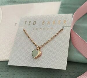 【送料無料】アクセサリー ネックレス テッドベーカーハートペンダントネックレスローズゴールドトーン