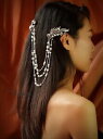 【送料無料】アクセサリー ネックレス ピンアールデコフィンバックepingle cheveux pin argent plusieurs rang art deco perle fin retro fj2(4)