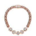 【送料無料】アクセサリー ネックレス ブレスレットライトピンクブリリアントホワイトジルコンカフブレスレットbracciale placcato oro rosa chiaro bianco brillante zircone bracciale braccialetto donna