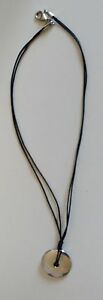 【送料無料】アクセサリー ネックレス ノワールアルジェントマッシフnuova inserzionecollier cordon noir disque poli et fermeture argent massif 【送料無料】アクセサリー ネックレス ノワールアルジェントマッシフnuova inserzionecollier cordon noir disque poli et fermeture argent massif