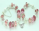 【送料無料】アクセサリー　ネックレス　ブレスレットピンクプレゼントmadre figlia corrispondenza bracciali rosa zia nipote nipotina regali di compleanno