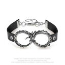 【送料無料】アクセサリー ネックレス ゴシックスキンピュータードラゴンブレスレットalchemy gothic peltro infinitum drago serpente infinito braccialetto in pelle a129