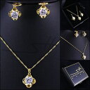 【送料無料】アクセサリー ネックレス セットネックレスイヤリングスワロフスキーエレメントカートン1a set regalo collana orecchini ...
