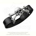 【送料無料】アクセサリー ネックレス ゴシックカフスキンストラップパンクalchemy gothic bracciale pelleskull n bones strapemo punk