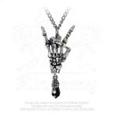 【送料無料】アクセサリー ネックレス ゴシックメスホーンペンダントネックレスメスサインalchemy gothic maloik segno della corna femmina ciondolo collana femmina p796